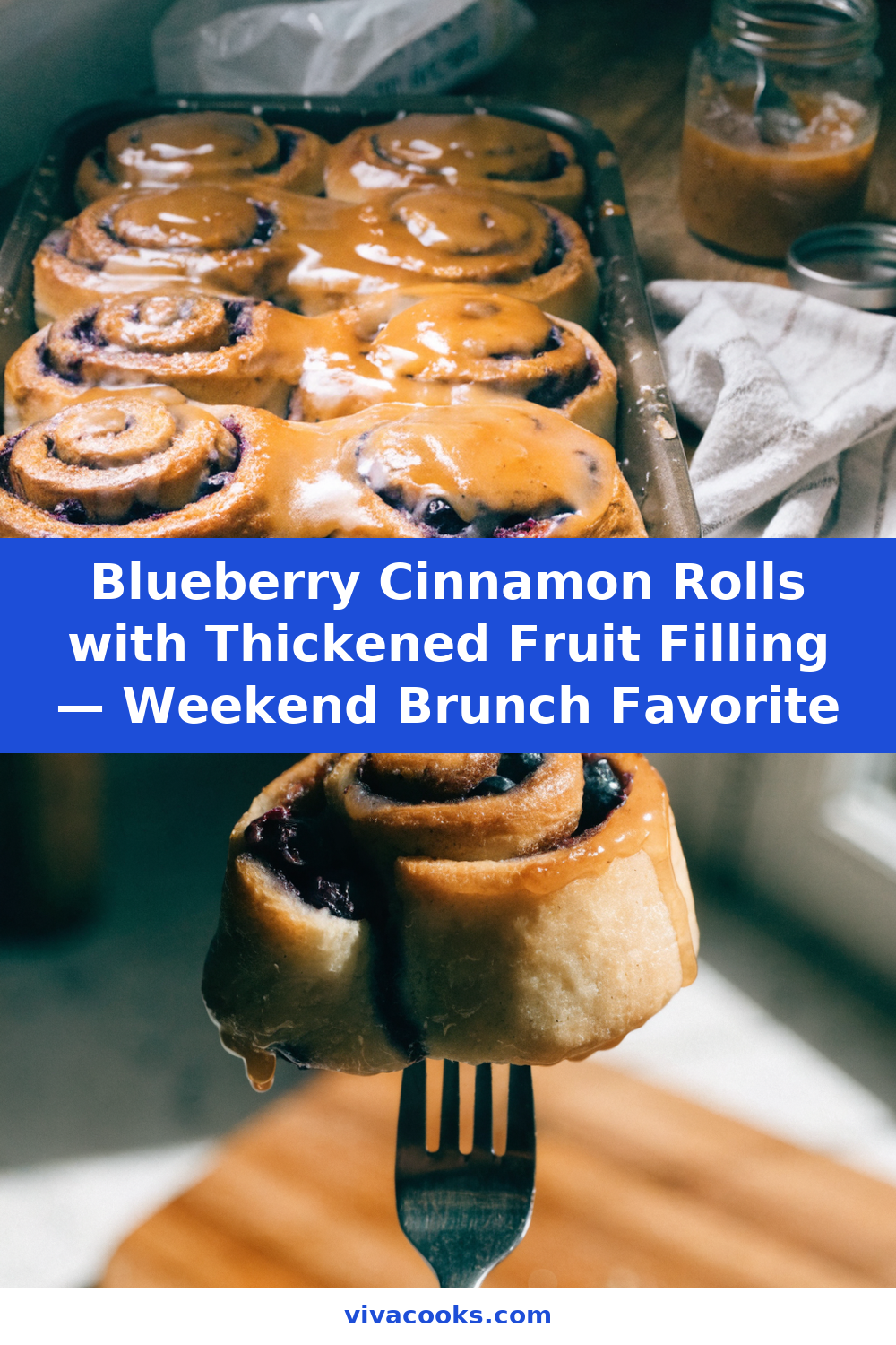 Blueberry Cinnamon Rolls